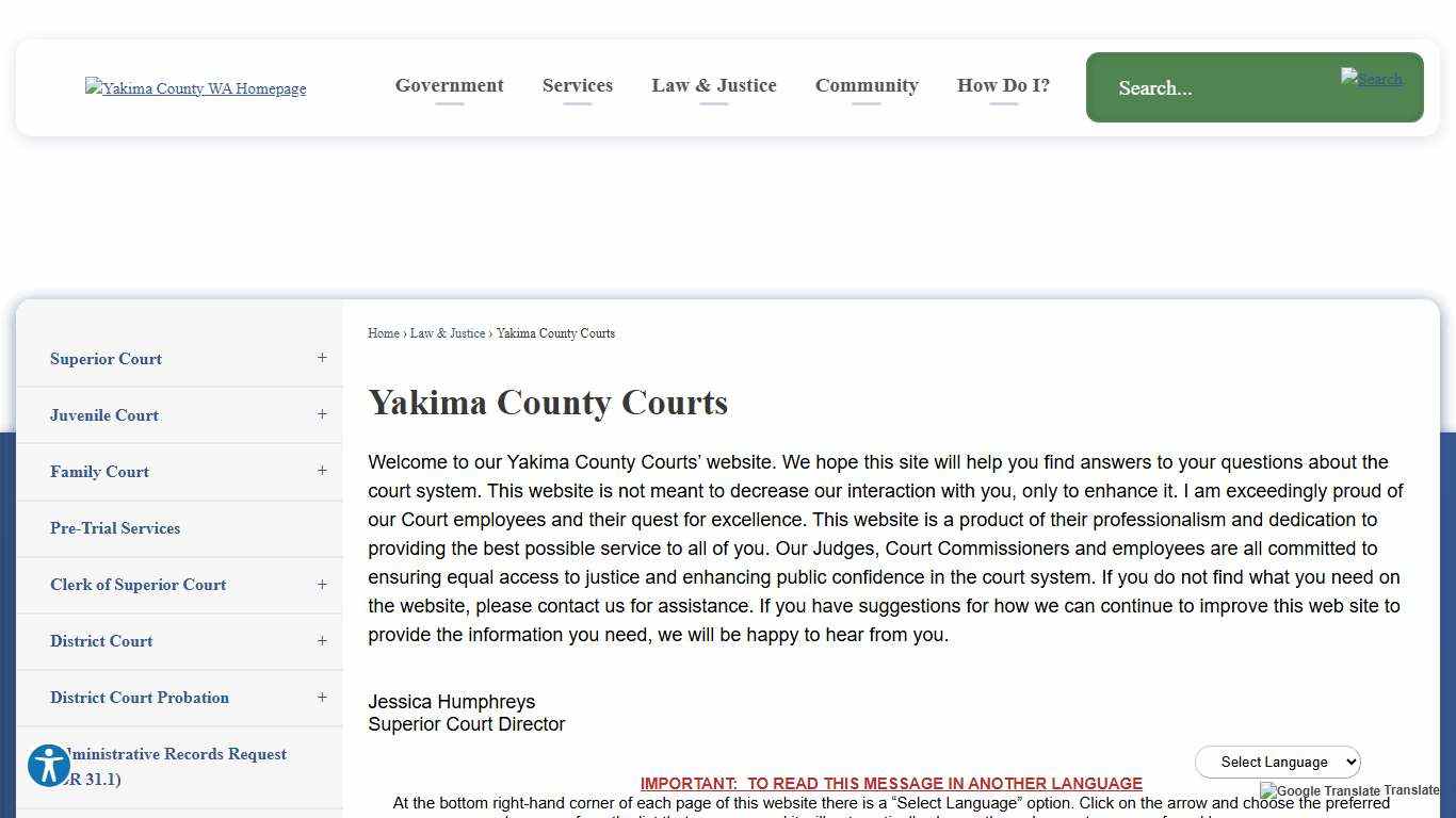 Yakima County Courts | Yakima County, WA